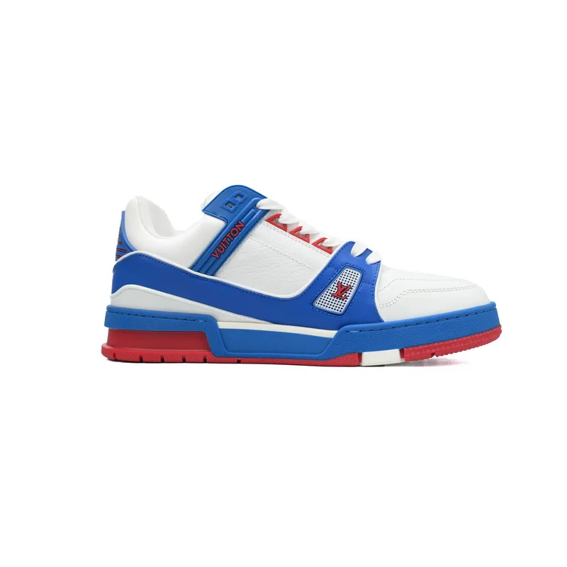 Louis Vuitton Trainer Blue Red