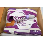 Louis Vuitton Trainer Denim  Purple