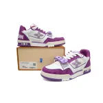 Louis Vuitton Trainer Denim  Purple