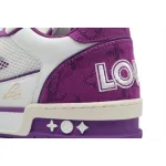 Louis Vuitton Trainer Denim  Purple