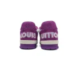 Louis Vuitton Trainer Denim  Purple