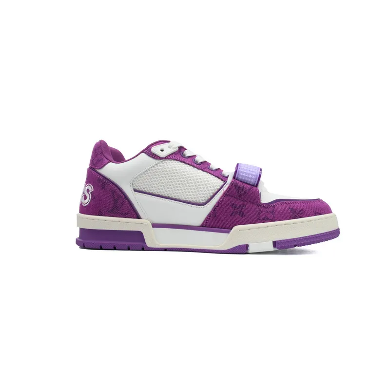 Louis Vuitton Trainer Denim  Purple