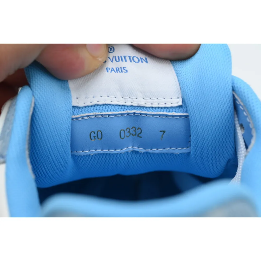 Louis Vuitton Trainer Denim Blue