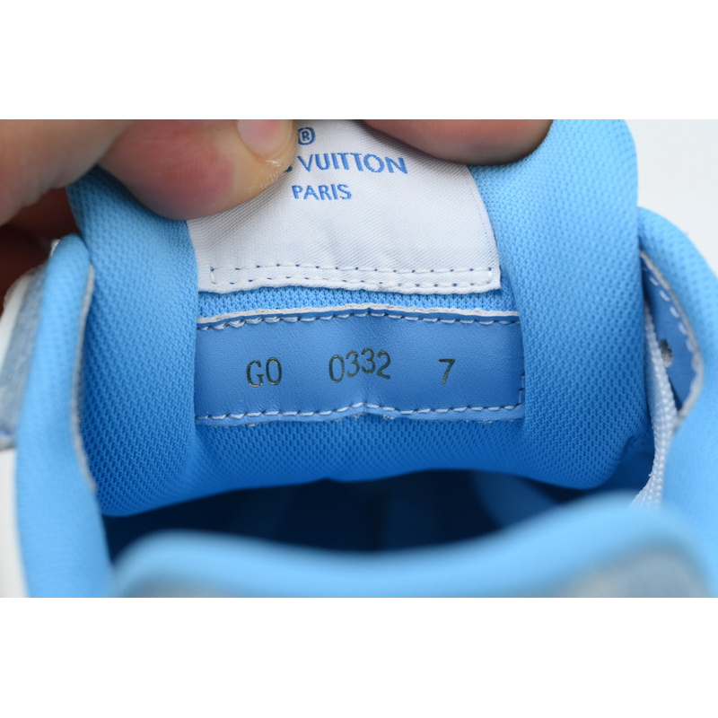 Louis Vuitton Trainer Denim Blue