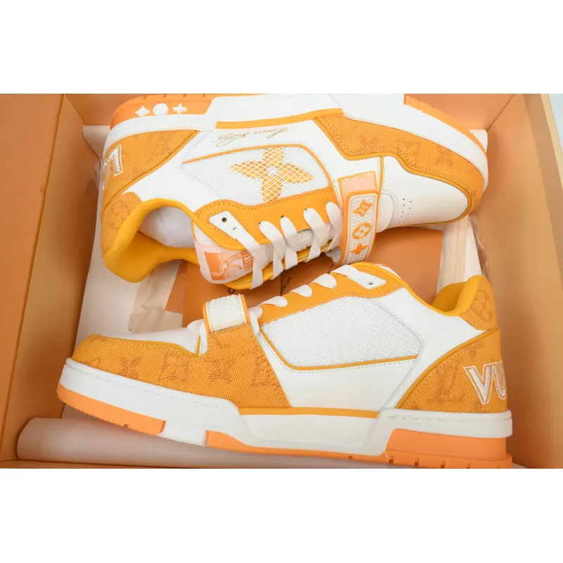 Louis Vuitton Trainer Denim Yellow 