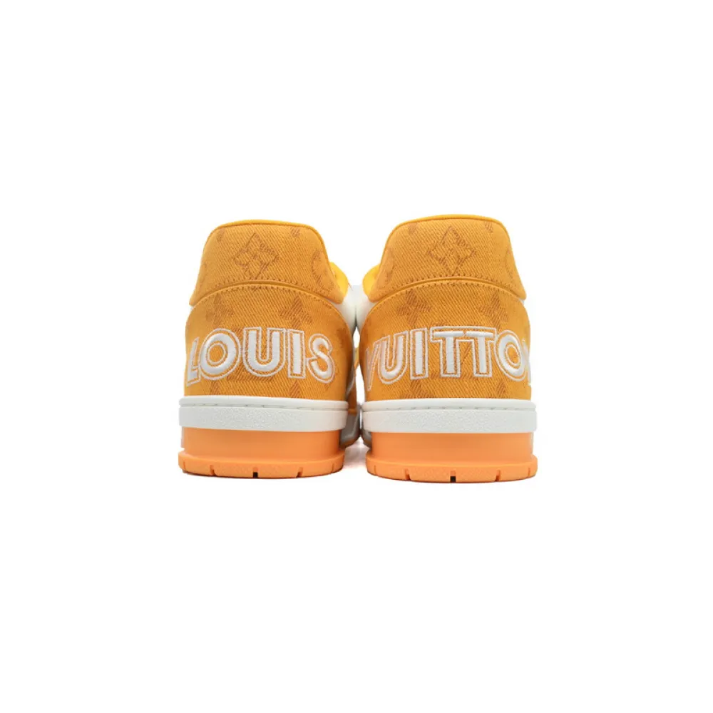 Louis Vuitton Trainer Denim Yellow 