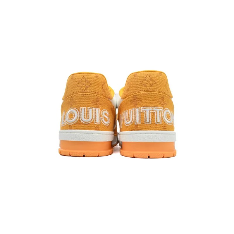Louis Vuitton Trainer Denim Yellow 
