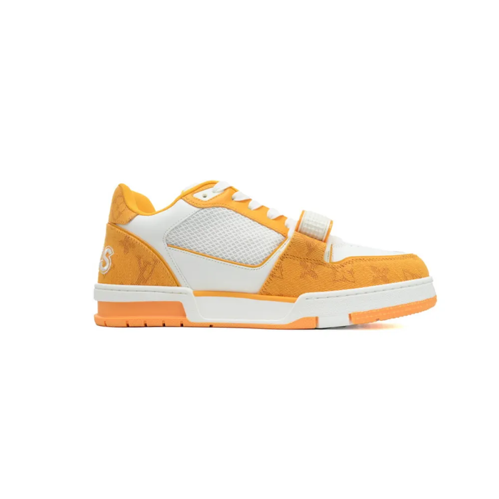 Louis Vuitton Trainer Denim Yellow 