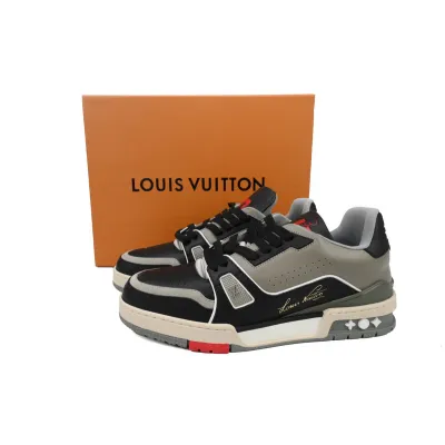 Louis Vuitton Trainer Grey Black 02
