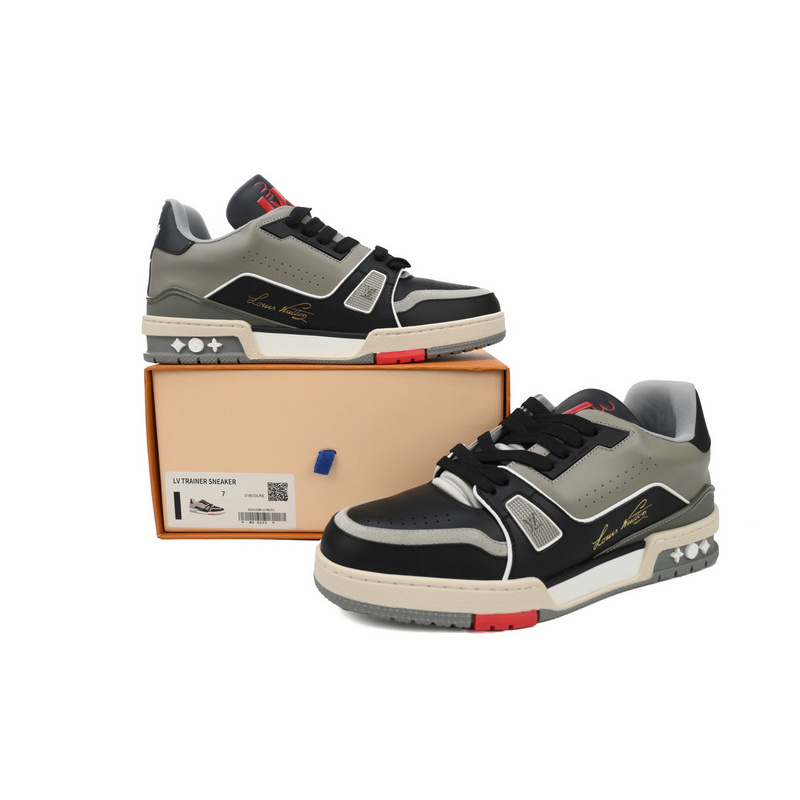 Louis Vuitton Trainer Grey Black