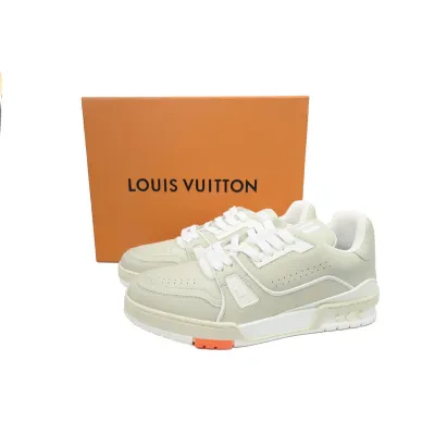 Louis Vuitton Trainer Grey Orange 02