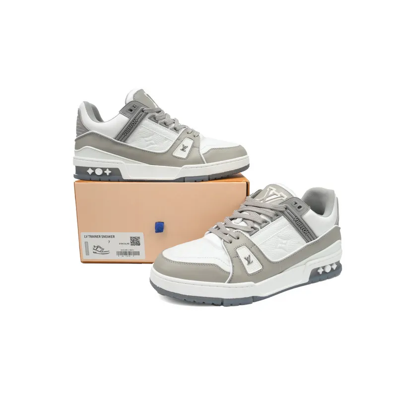 Louis Vuitton Trainer Grey White 