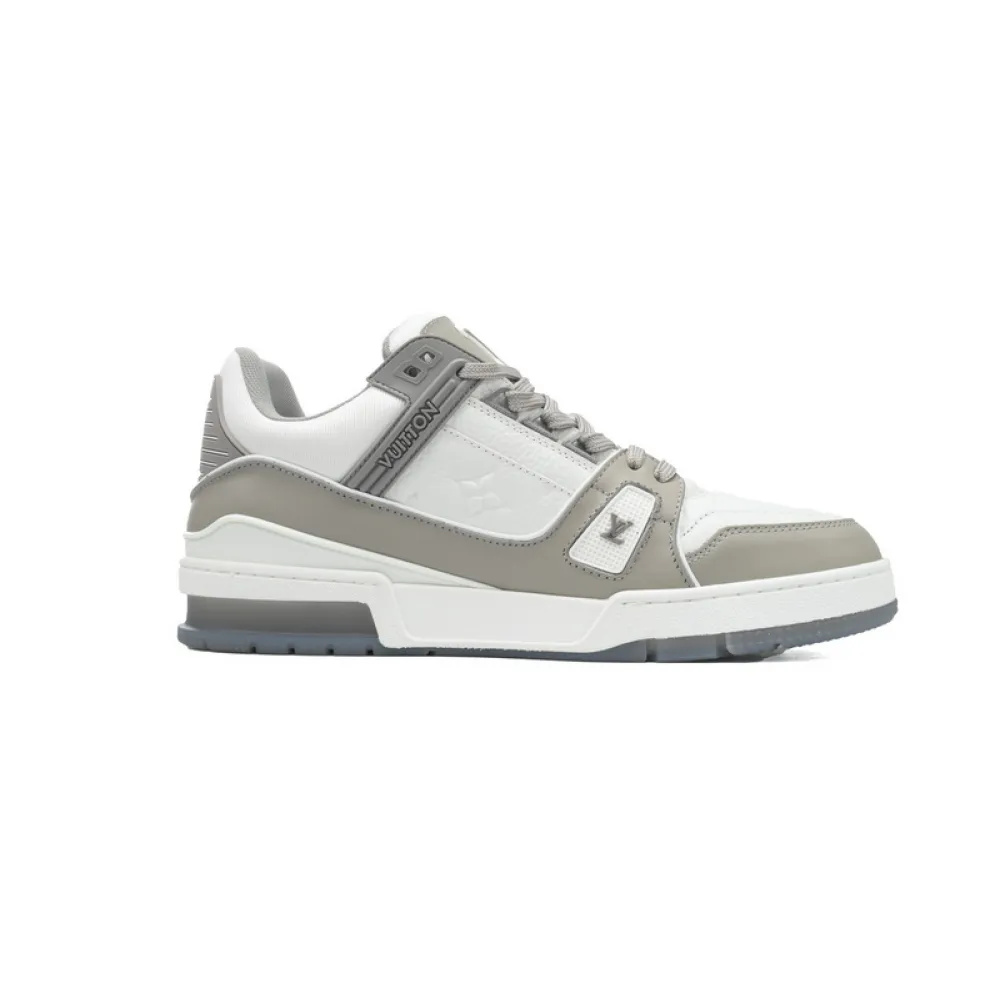 Louis Vuitton Trainer Grey White 
