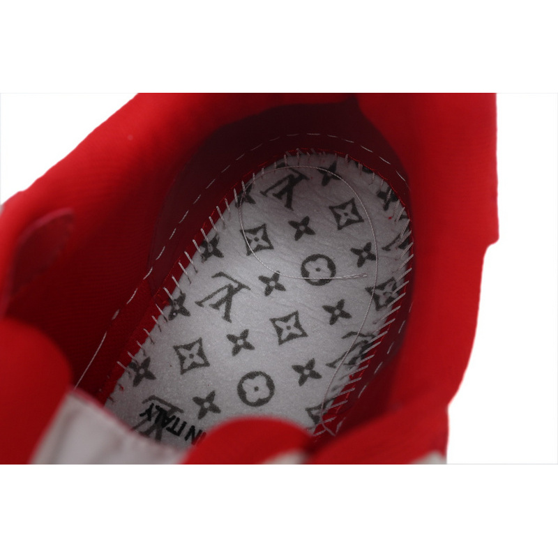 Louis Vuitton Trainer Denim Rose Red