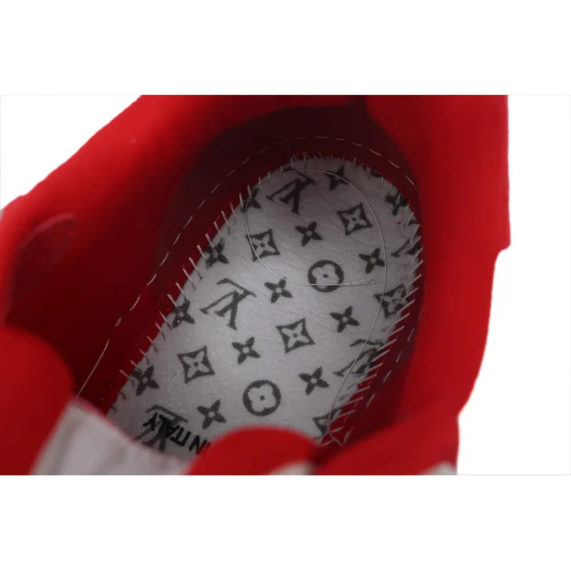 Louis Vuitton Trainer Denim Rose Red