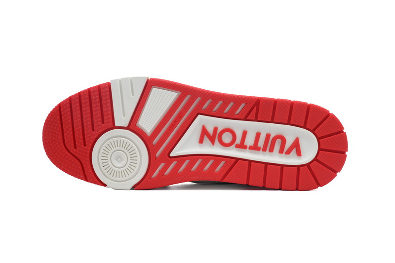 Louis Vuitton Trainer Denim Rose Red