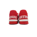 Louis Vuitton Trainer Denim Rose Red