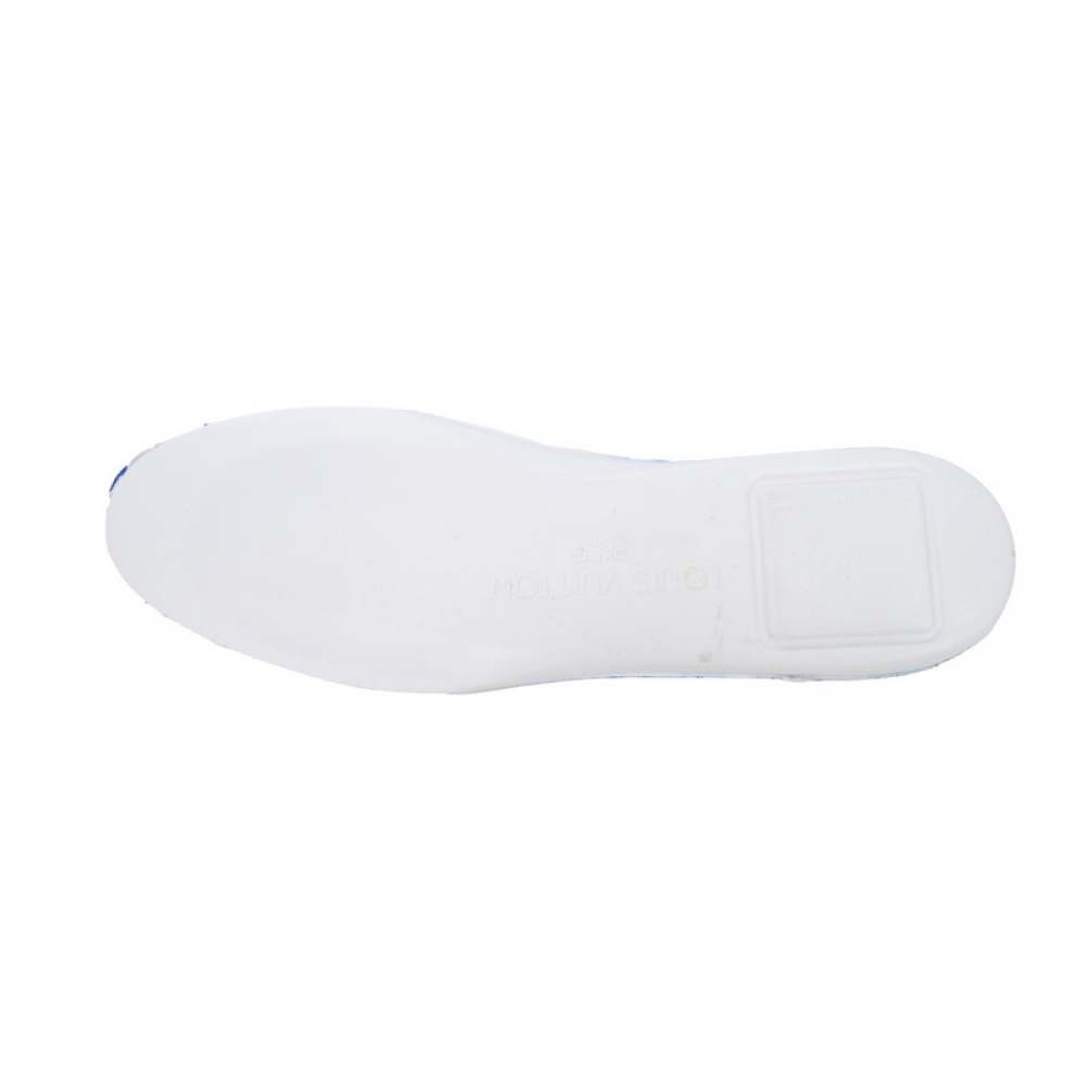 Louis Vuitton Trainer White Blue