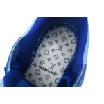 Louis Vuitton Trainer White Blue