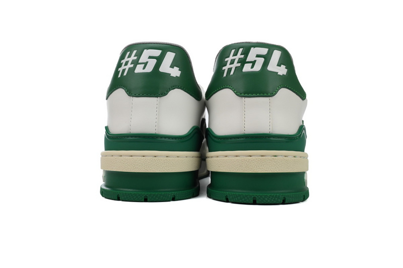 Louis Vuitton Trainer White Green 