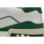 Louis Vuitton Trainer White Green 