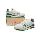 Louis Vuitton Trainer White Green 