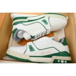 Louis Vuitton Trainer White Green 