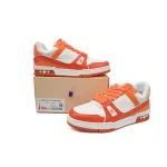 Louis Vuitton Trainer White Orange