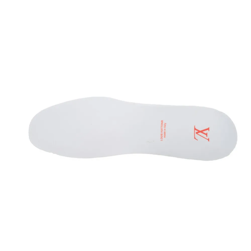 Louis Vuitton Trainer White Orange