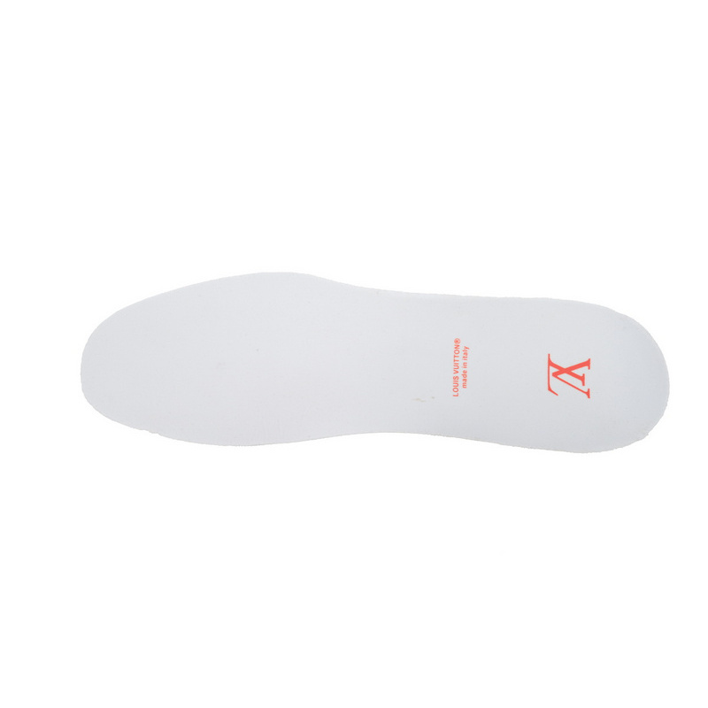 Louis Vuitton Trainer White Orange