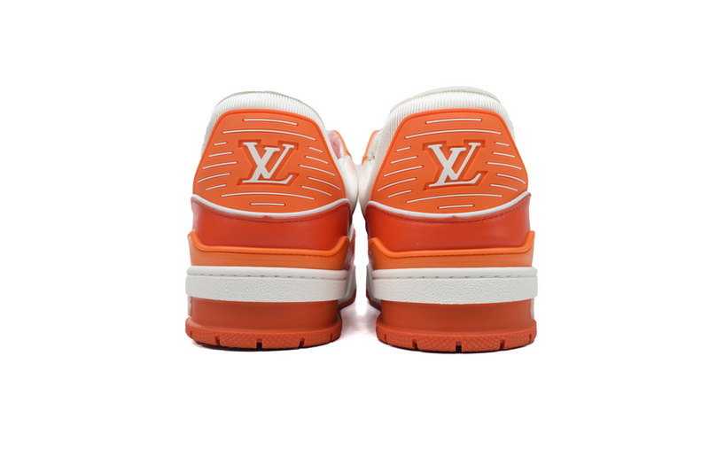 Louis Vuitton Trainer White Orange
