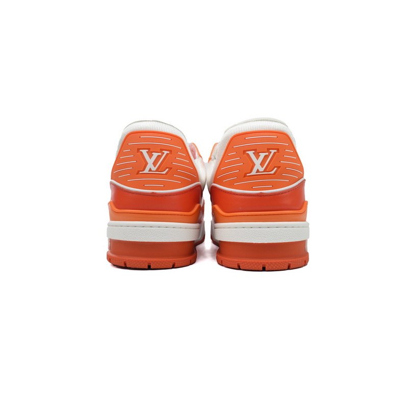 Louis Vuitton Trainer White Orange
