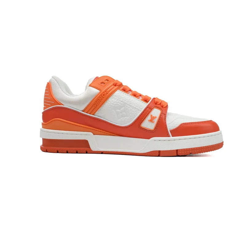 Louis Vuitton Trainer White Orange