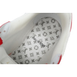Louis Vuitton Trainer White Red