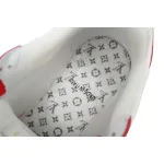 Louis Vuitton Trainer White Red