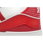 Louis Vuitton Trainer White Red