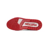 Louis Vuitton Trainer White Red