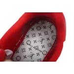 Louis Vuitton Trainer White Red