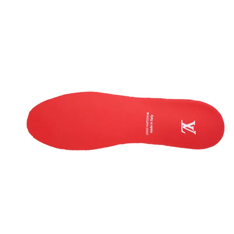 Louis Vuitton Trainer White Red