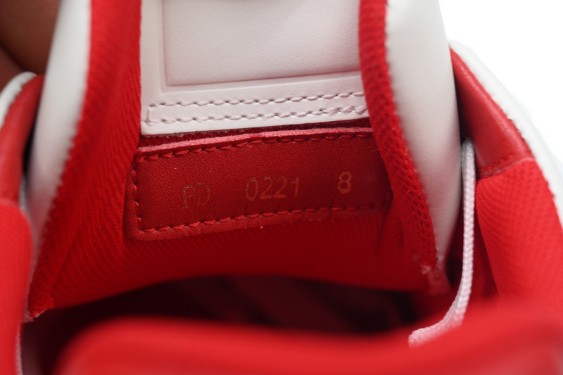 Louis Vuitton Trainer White Red