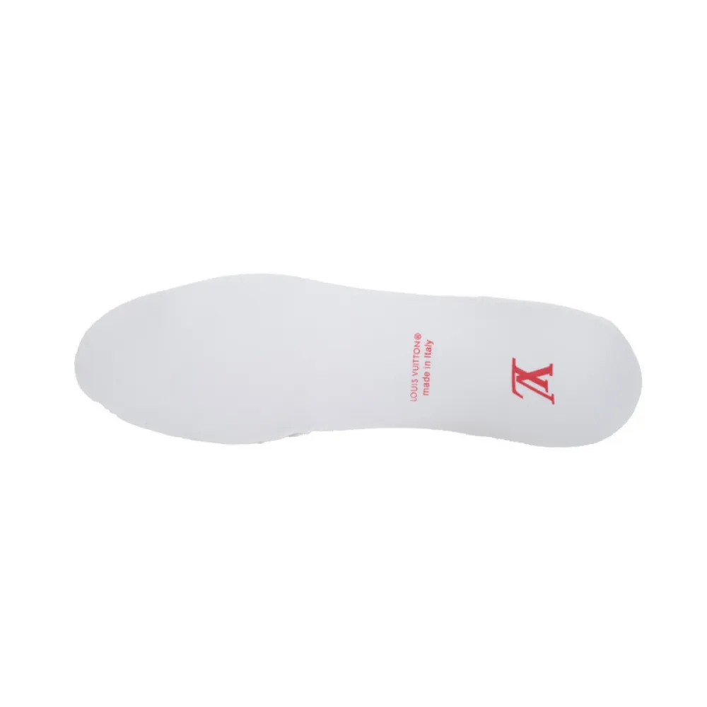 Louis Vuitton Trainer White Red