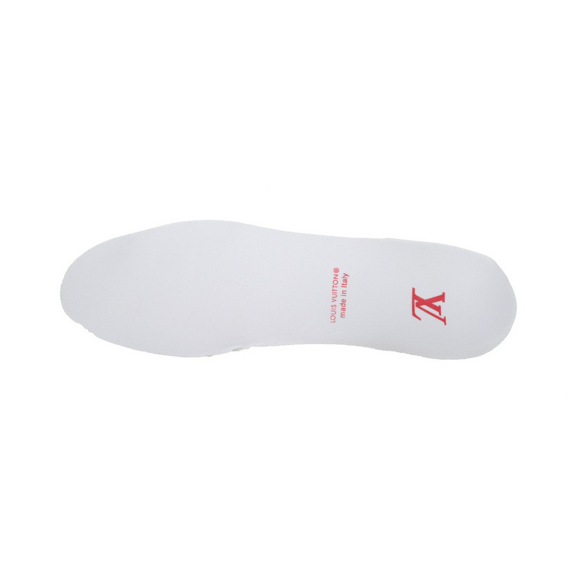 Louis Vuitton Trainer White Red