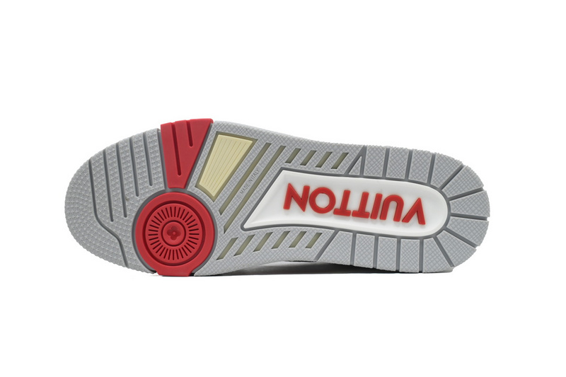 Louis Vuitton Trainer White Red