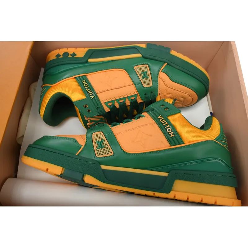 Louis Vuitton Trainer Yellow Green