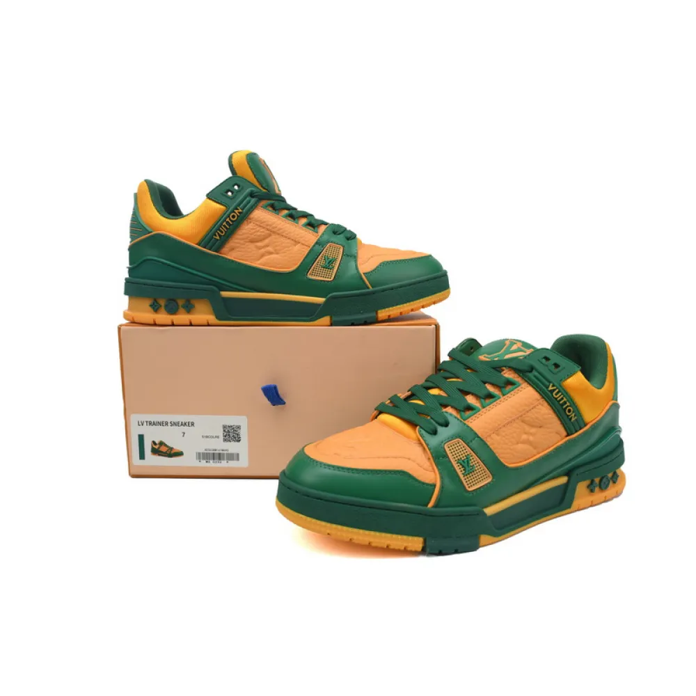 Louis Vuitton Trainer Yellow Green