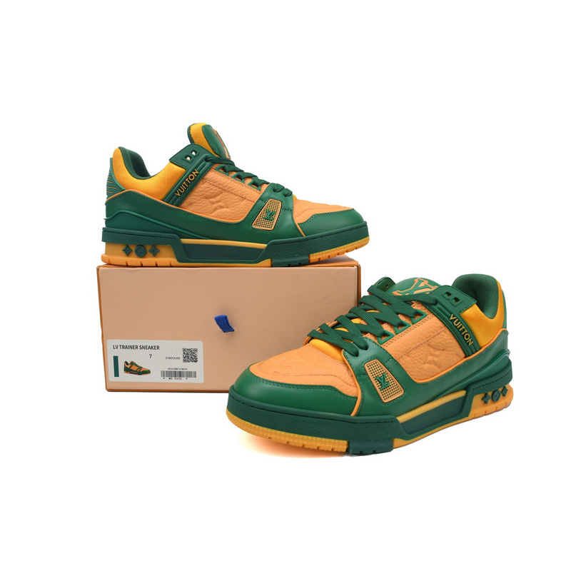 Louis Vuitton Trainer Yellow Green