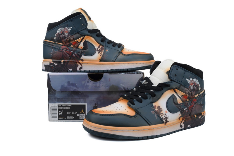 💥MID Air Jordan 1 554724-411 