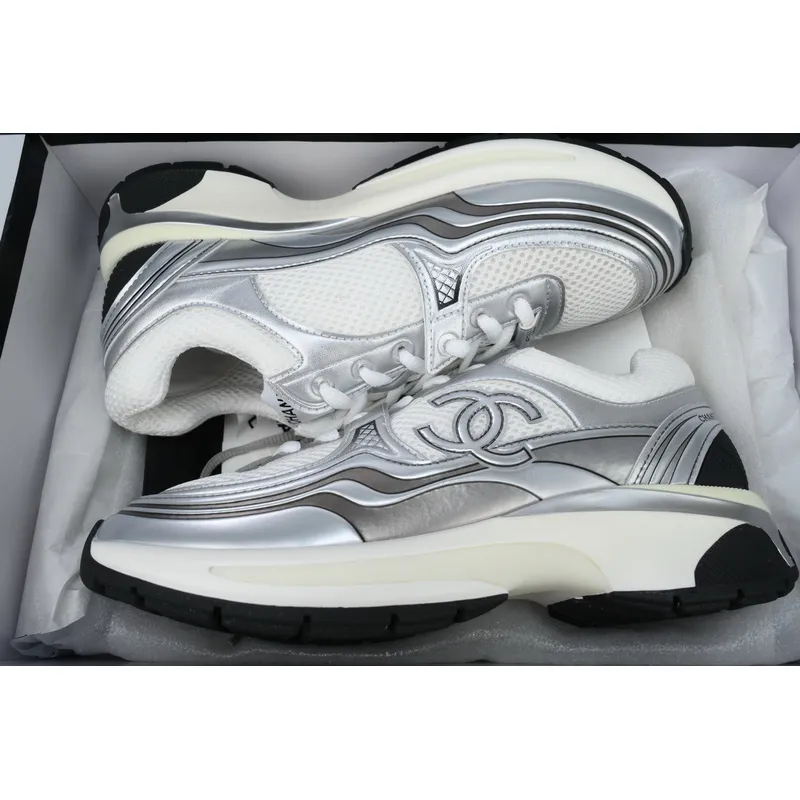 Chanel Silver Black