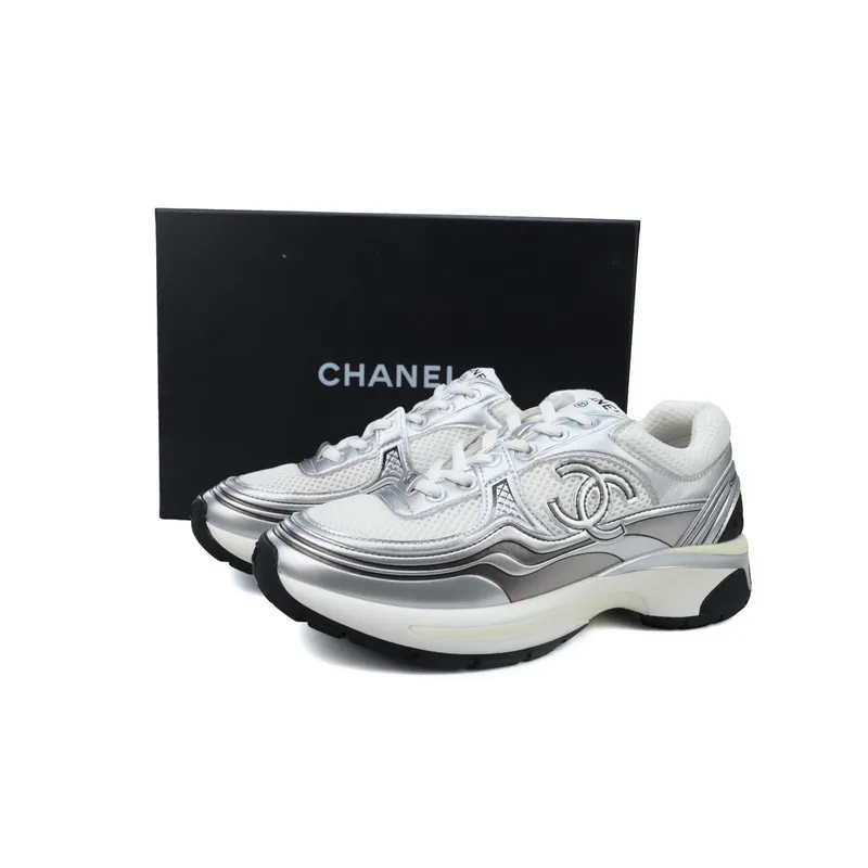 Chanel Silver Black
