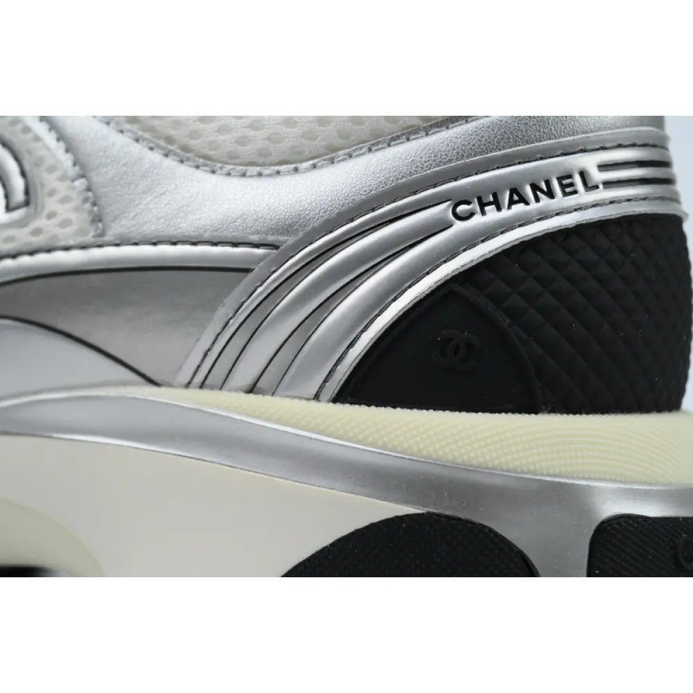 Chanel Silver Black